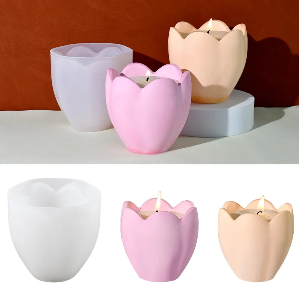 Candle Making Supplies For Beginners - Portavelas de tulipán, moldes de silicona,