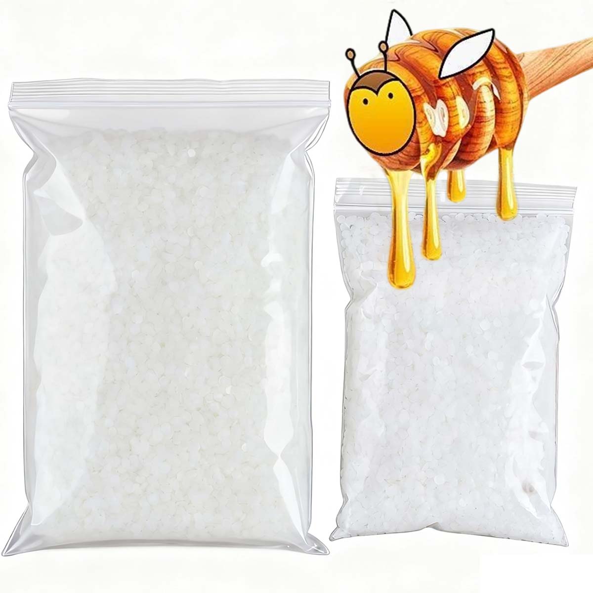 Candle Making Supplies For Beginners - Cera de abejas blanca de 200g-1000g,