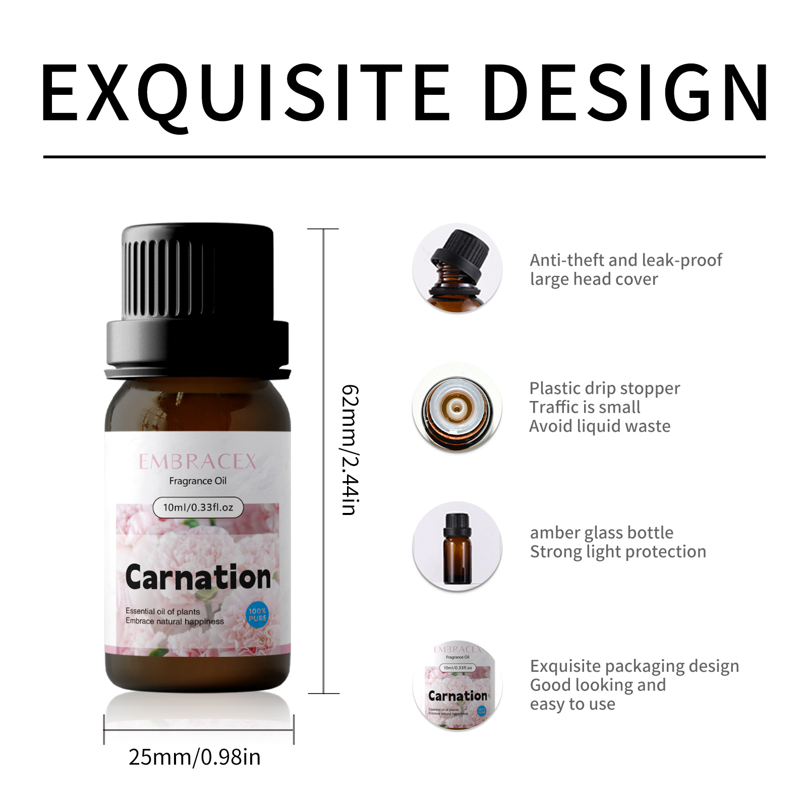 Aceite Esencial de Clavel de 1 - Fragrance Oil 10Ml reseña y precio