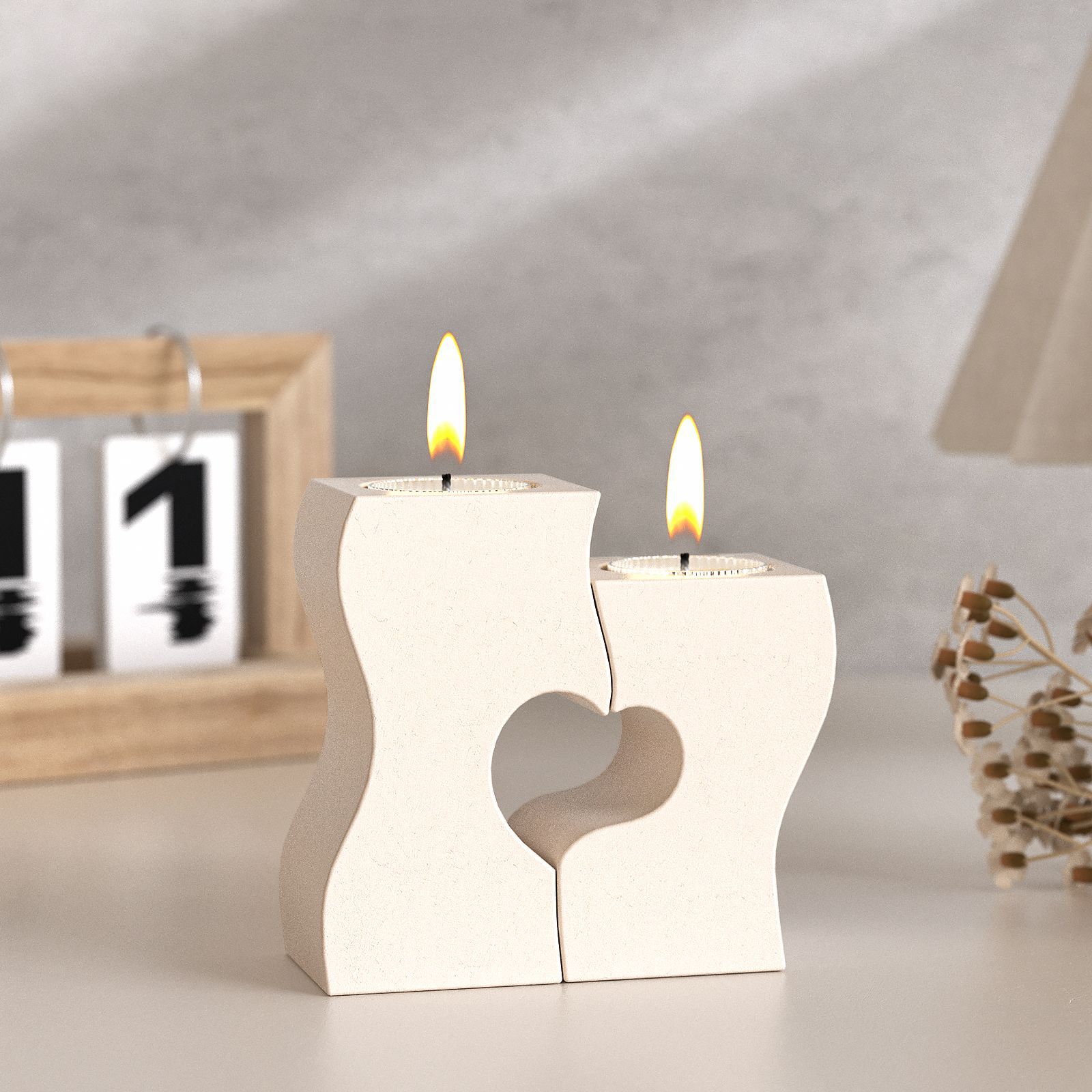 S corazón candelabro moldes de - Candle Making Supplies For Beginners reseña y precio