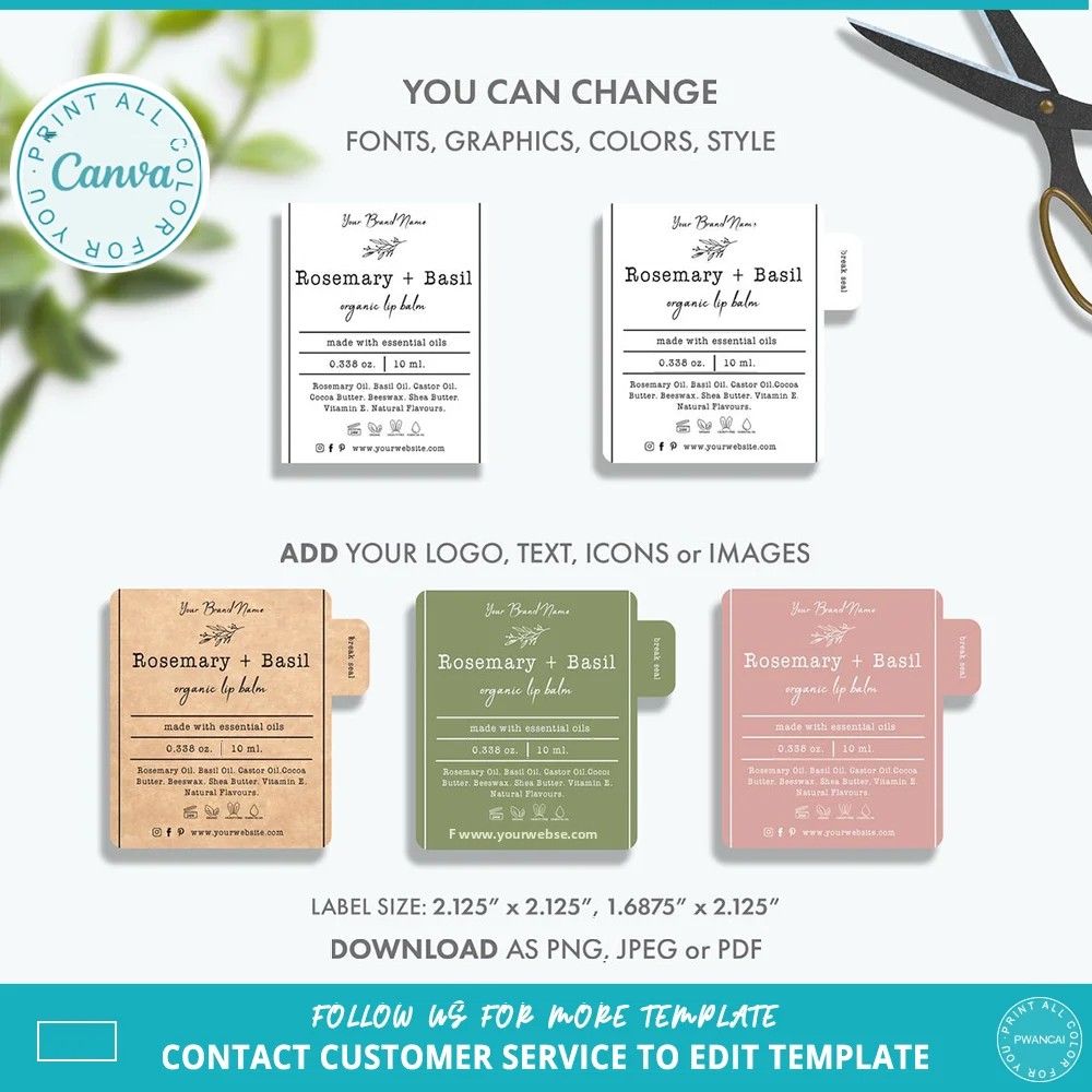 Plantilla de etiqueta de bálsa - Sticker Label Template reseña y precio