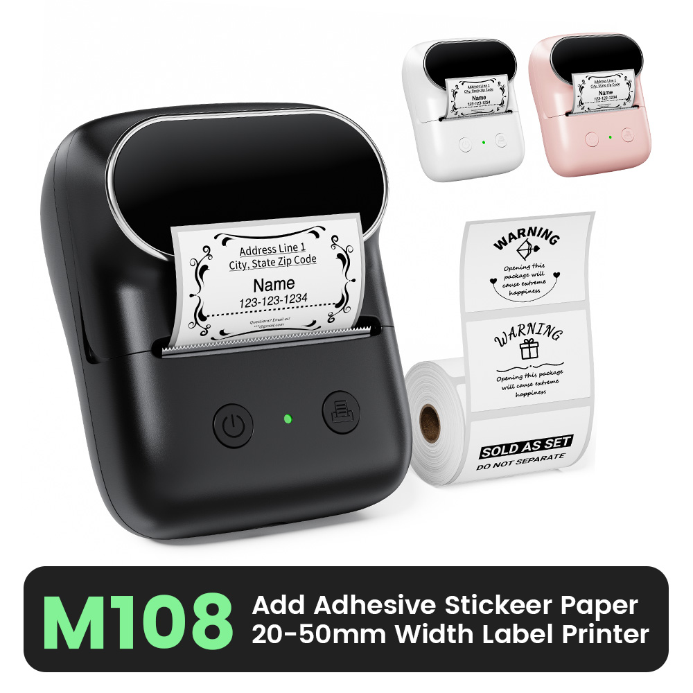 Impresora de etiquetas Bluetoo - Sticker Label Template reseña y precio